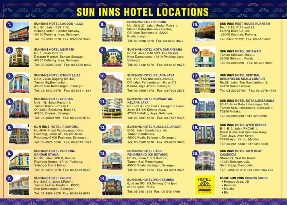 Sun Inns Hotel Sentral, Brickfields Kuala Lumpur Exterior foto